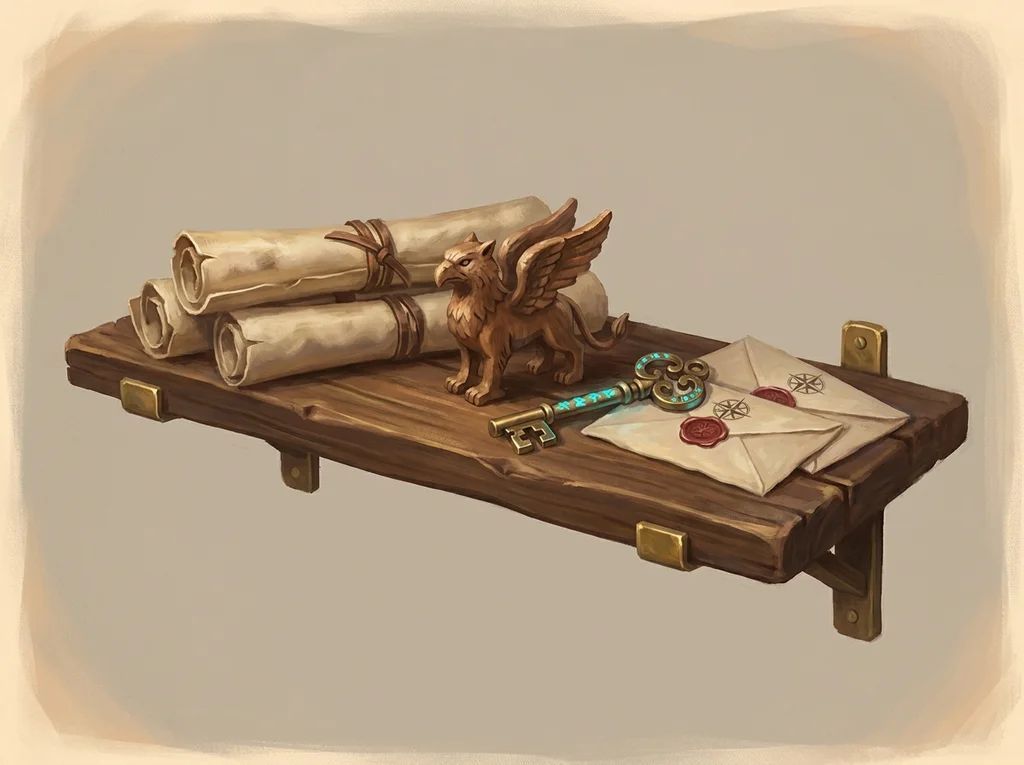 Quest Item Shelf